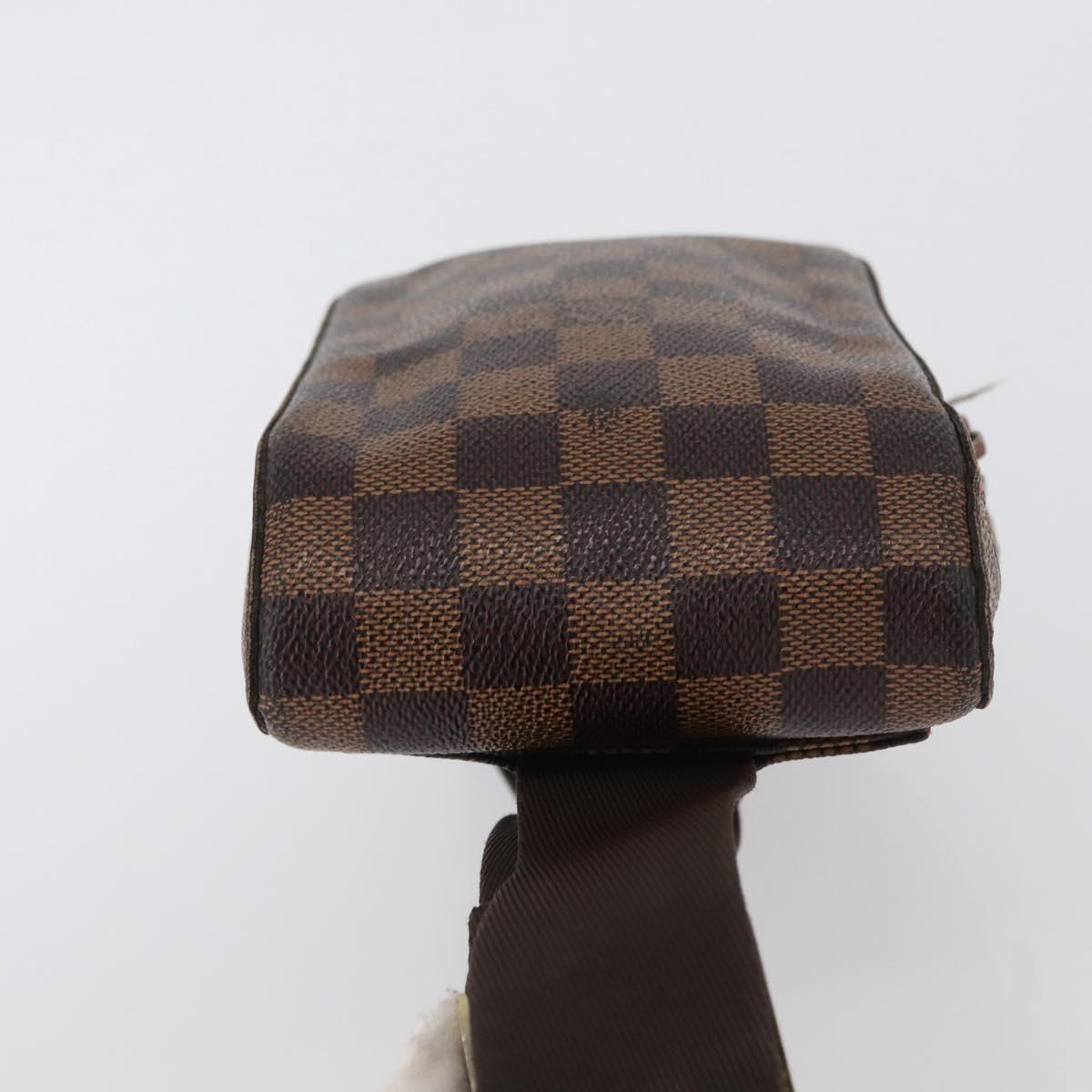 LOUIS VUITTON Damier Ebene Geronimos Shoulder Bag N51994 LV Auth ka2662