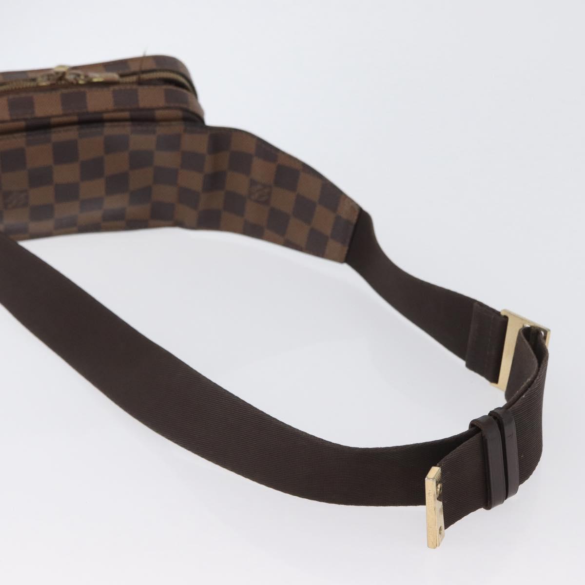 LOUIS VUITTON Damier Ebene Geronimos Shoulder Bag N51994 LV Auth ka2662