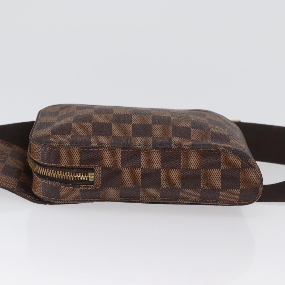 LOUIS VUITTON Damier Ebene Geronimos Shoulder Bag N51994 LV Auth ka2662