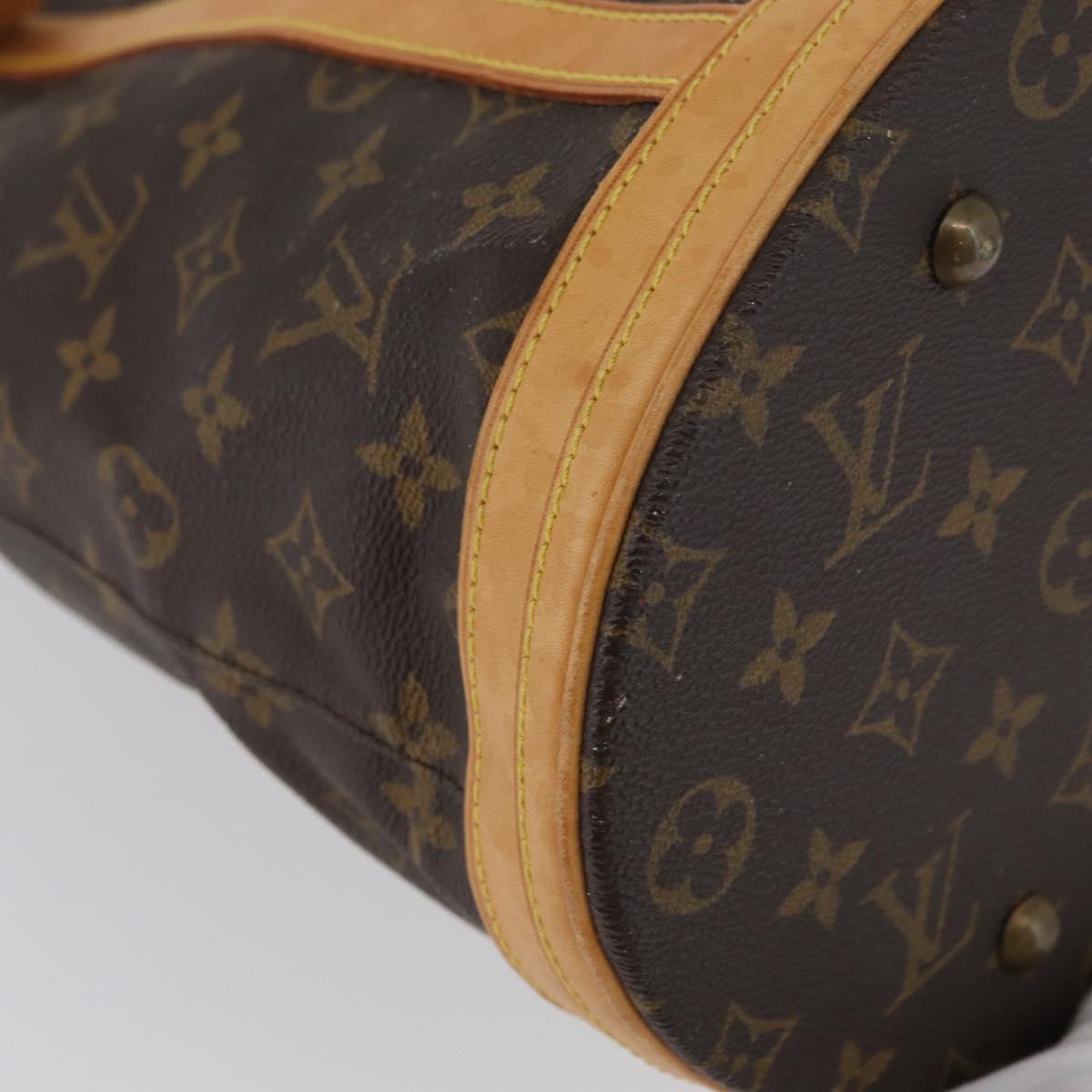 LOUIS VUITTON Monogram Bucket GM Shoulder Bag M42236 LV Auth ka2664
