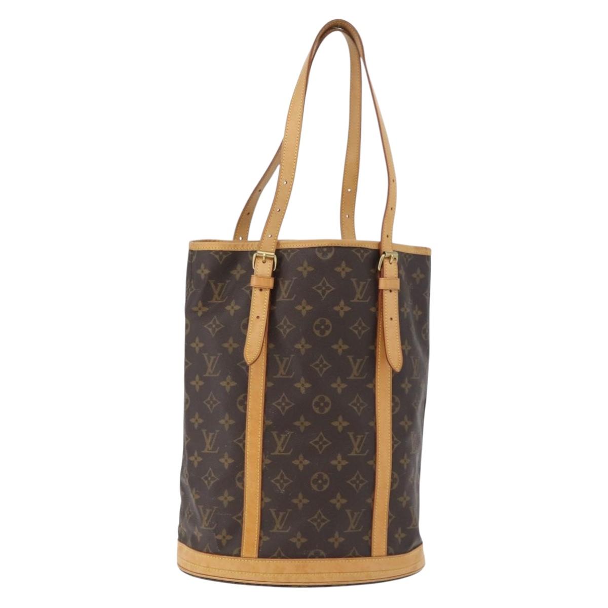 LOUIS VUITTON Monogram Bucket GM Shoulder Bag M42236 LV Auth ka2664