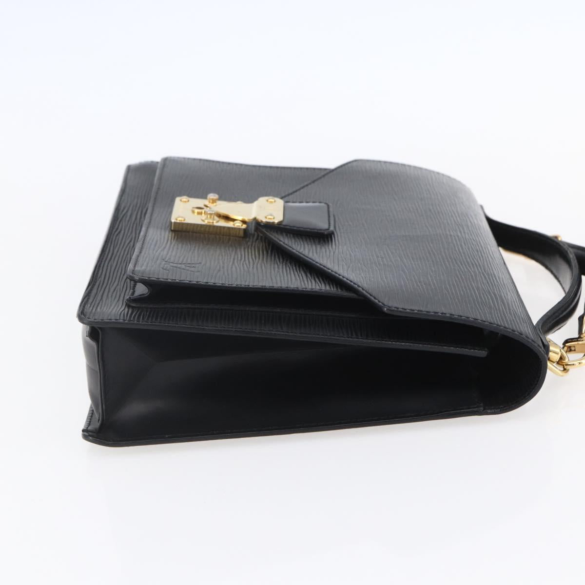LOUIS VUITTON Epi Monceau 28 Hand Bag Black M52122 LV Auth ka268