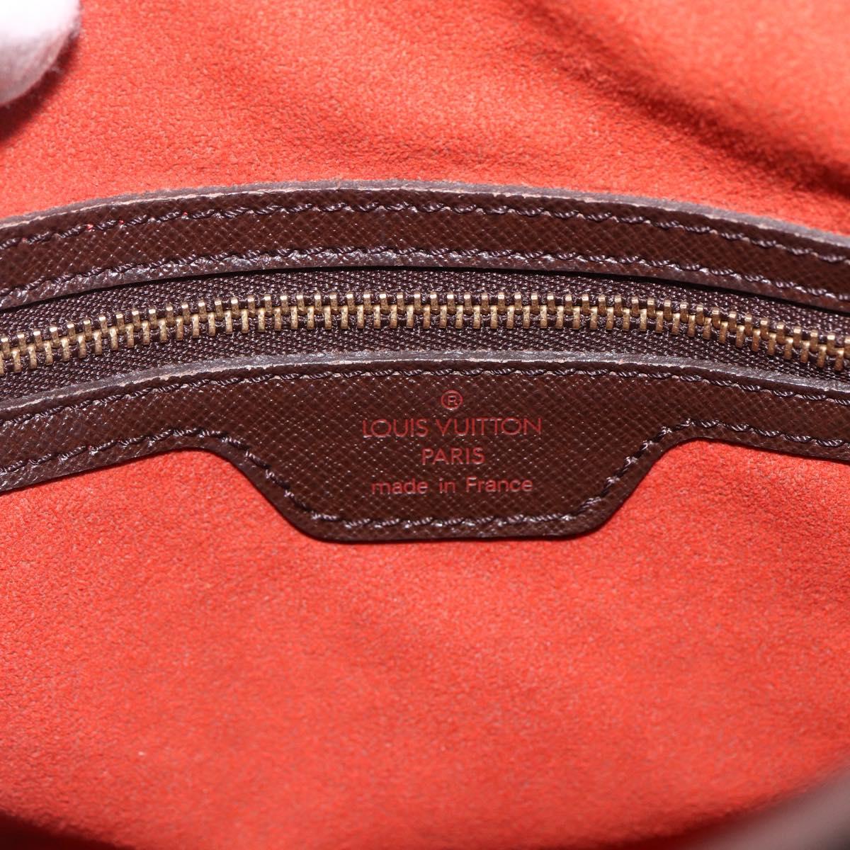 LOUIS VUITTON Damier Ebene Marais Shoulder Bag N42240 LV Auth ka2686