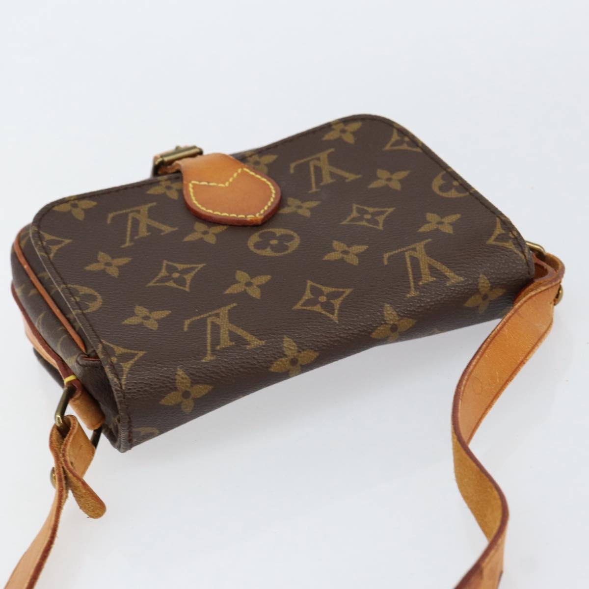 LOUIS VUITTON Monogram Cartouchiere PM Shoulder Bag M51254 LV Auth ka269