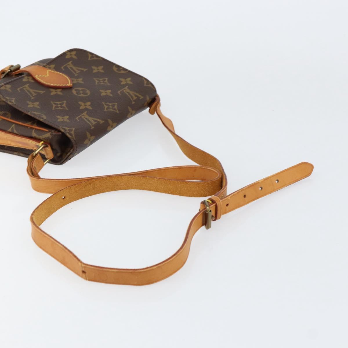 LOUIS VUITTON Monogram Cartouchiere PM Shoulder Bag M51254 LV Auth ka269