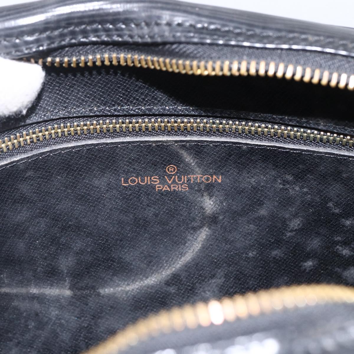 LOUIS VUITTON Epi Jeune Fille MM Shoulder Bag Black M52152 LV Auth ka2702
