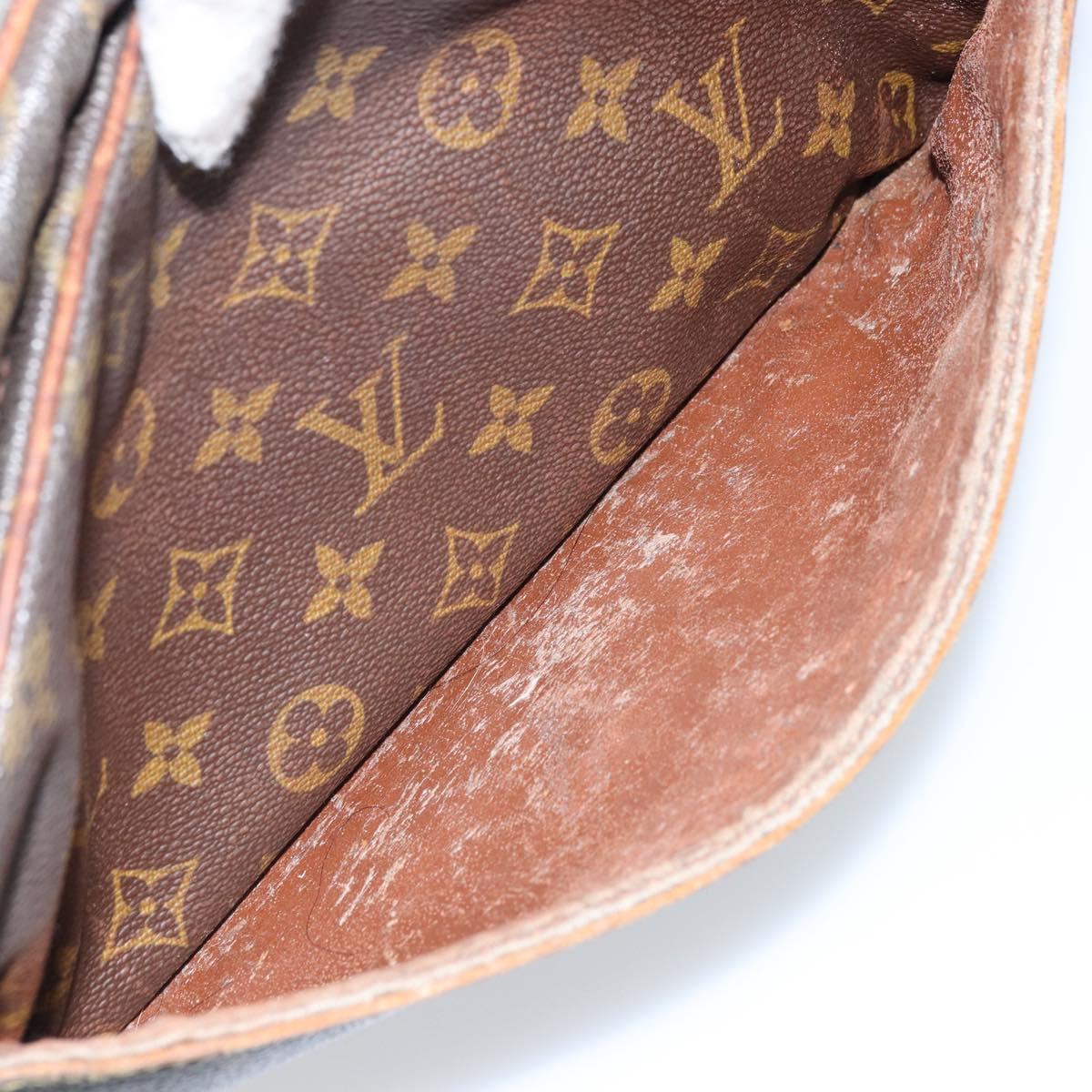 LOUIS VUITTON Monogram Compiegne 28 Clutch Bag M51845 LV Auth ka2703