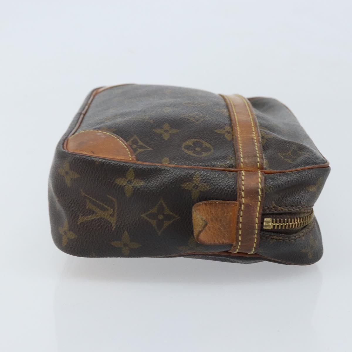 LOUIS VUITTON Monogram Compiegne 28 Clutch Bag M51845 LV Auth ka2703