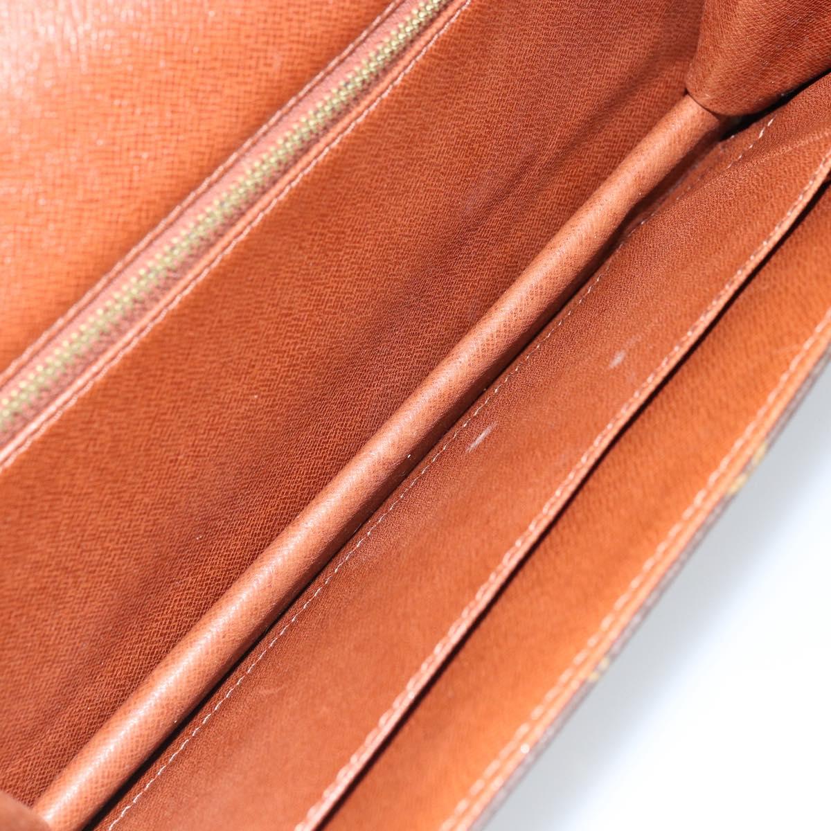 LOUIS VUITTON Monogram Pochette Dam GM Clutch Bag M51810 LV Auth ka2713