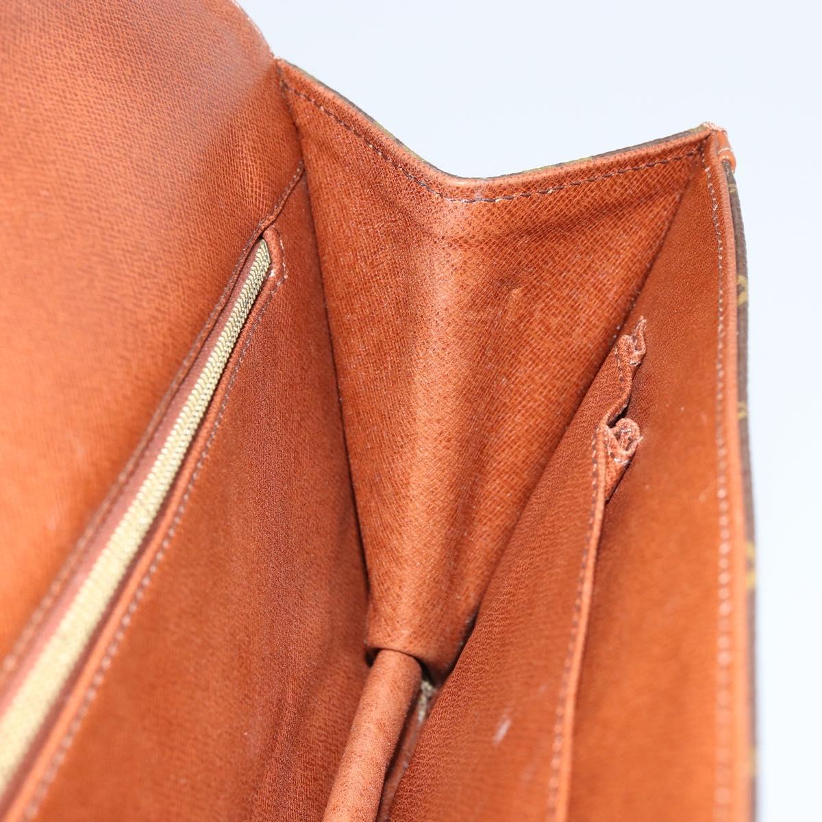 LOUIS VUITTON Monogram Pochette Dam GM Clutch Bag M51810 LV Auth ka2713