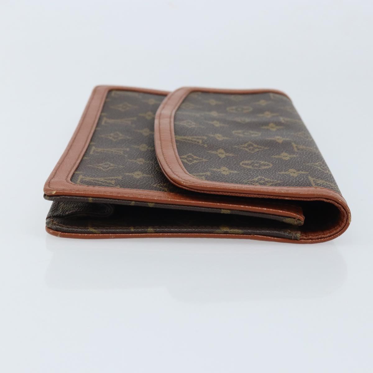 LOUIS VUITTON Monogram Pochette Dam GM Clutch Bag M51810 LV Auth ka2713