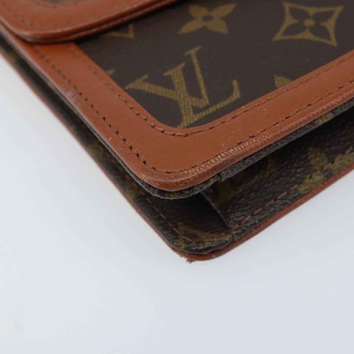 LOUIS VUITTON Monogram Pochette Dam GM Clutch Bag M51810 LV Auth ka2713