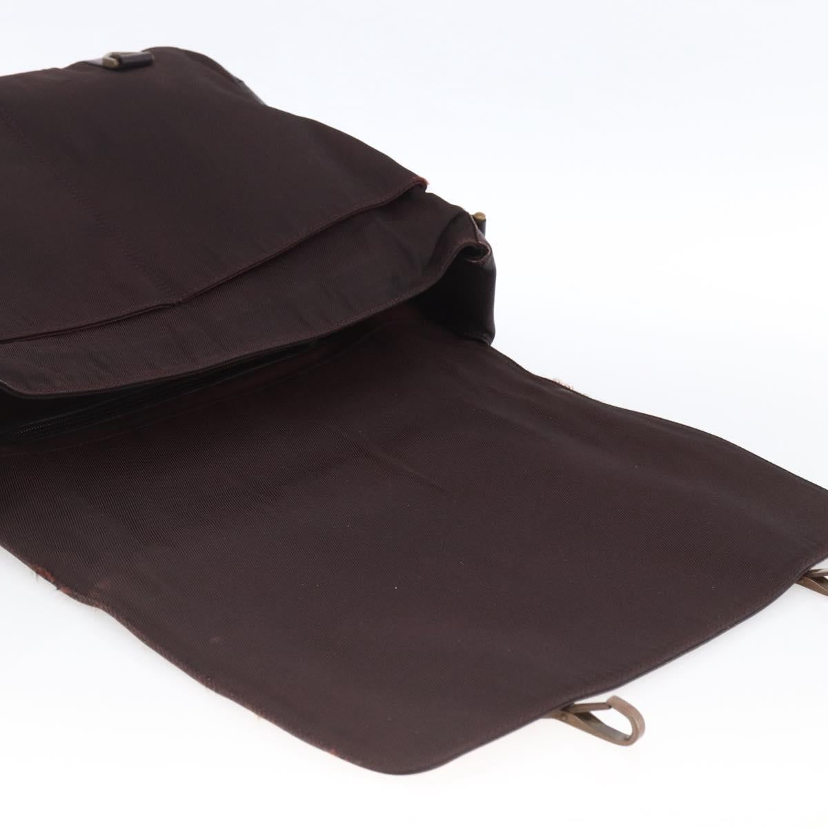 LOUIS VUITTON Taiga Delsous Shoulder Bag Acajou M30166 LV Auth ka2721