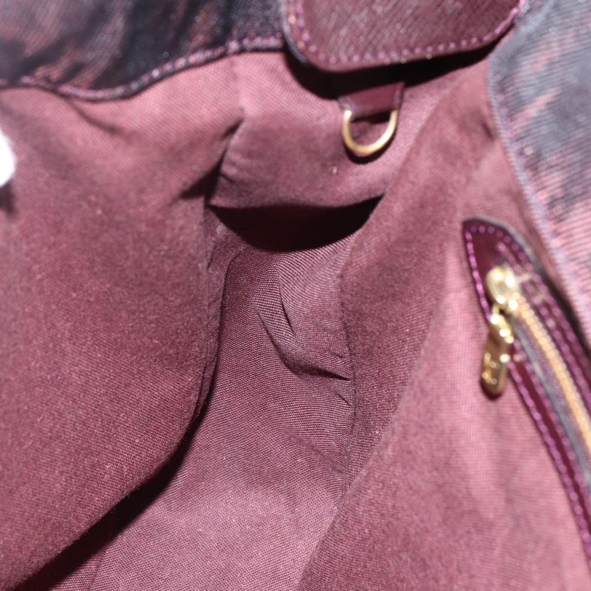 LOUIS VUITTON Taiga Delsous Shoulder Bag Acajou M30166 LV Auth ka2721