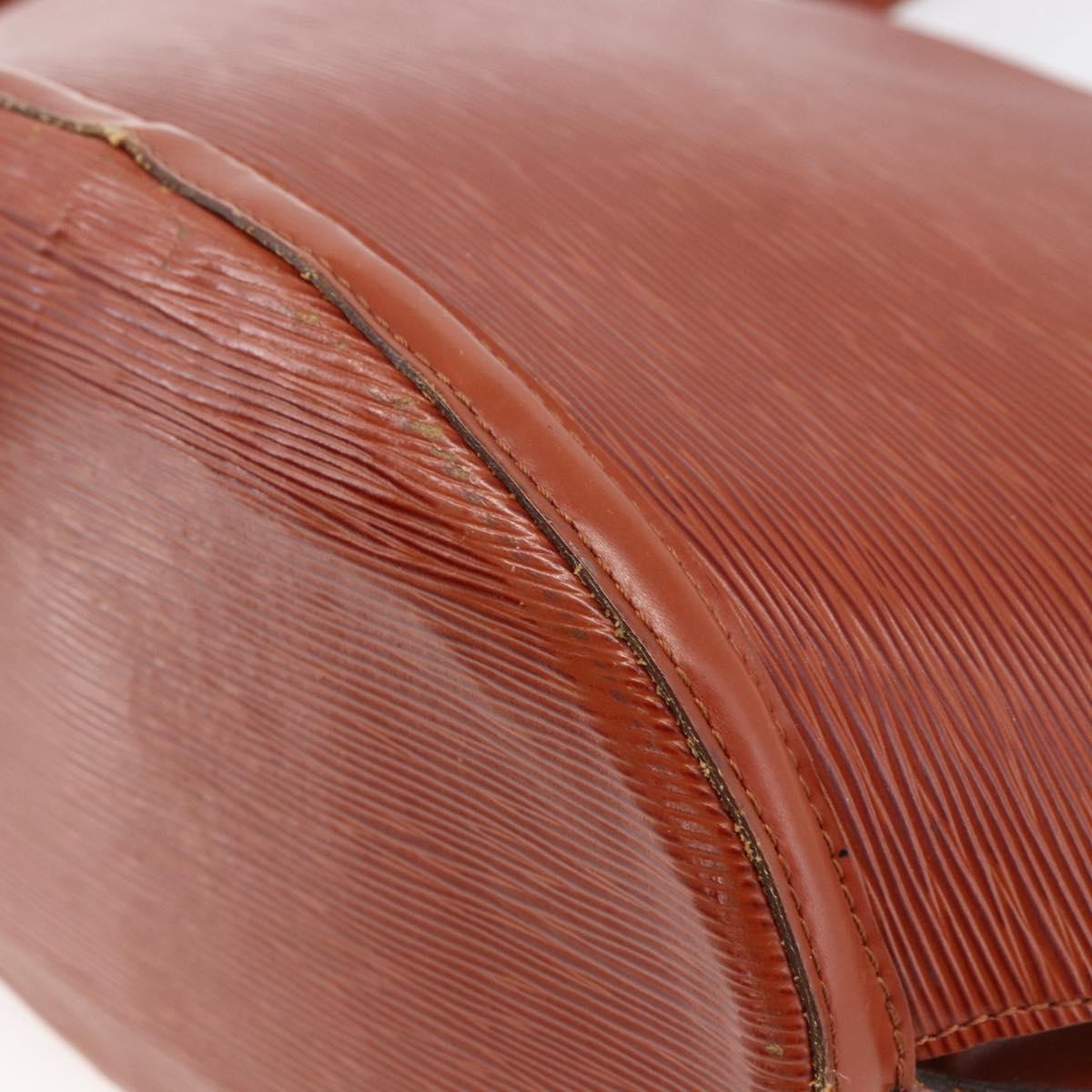 LOUIS VUITTON Epi Saint Jacques Shopping Bag Brown M52263 LV Auth ka2723