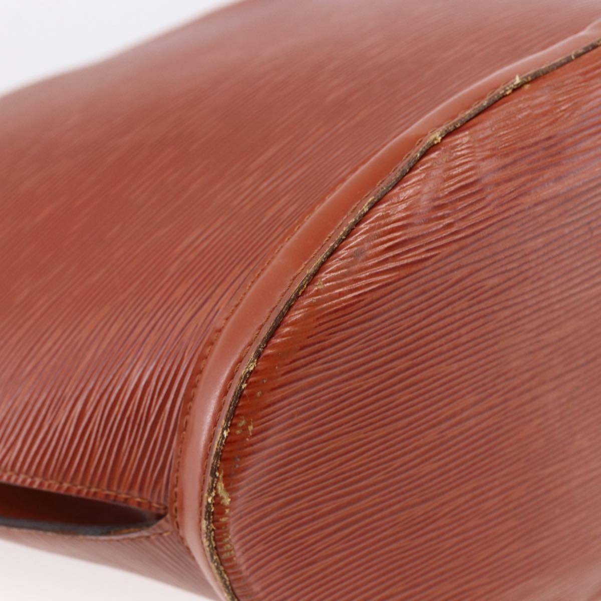 LOUIS VUITTON Epi Saint Jacques Shopping Bag Brown M52263 LV Auth ka2723
