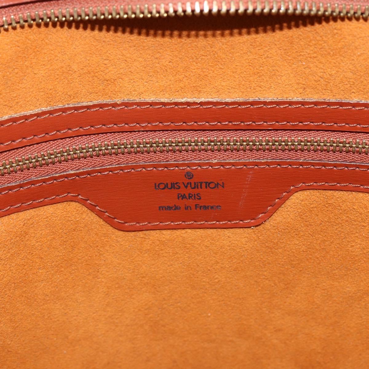 LOUIS VUITTON Epi Saint Jacques Shopping Bag Brown M52263 LV Auth ka2723