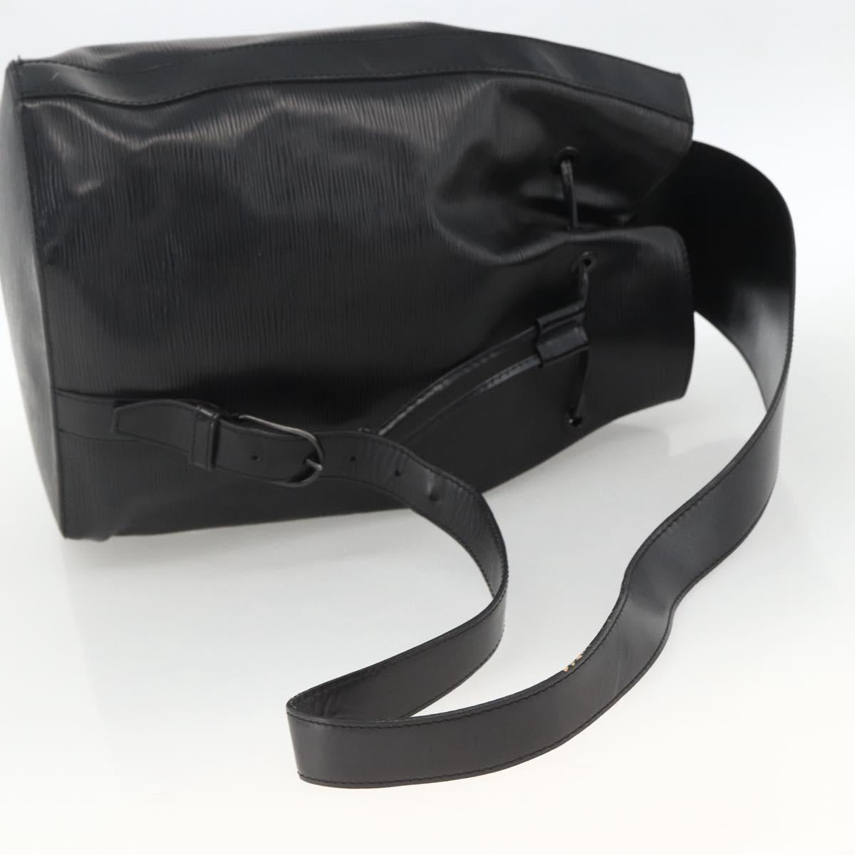 LOUIS VUITTON Epi Sac A Dos Shoulder Bag Black M80153 LV Auth ka2724