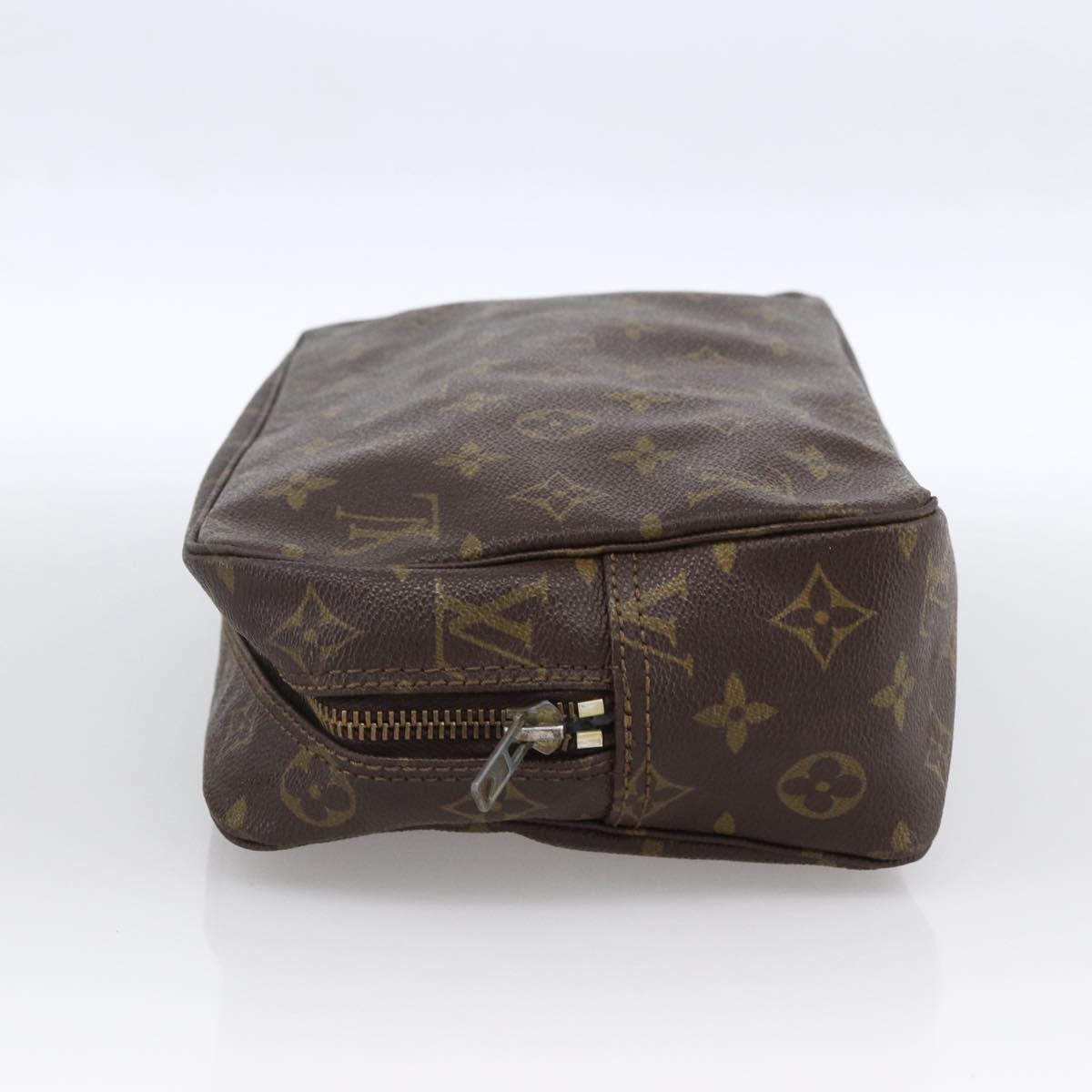 LOUIS VUITTON Monogram Trousse Toilette 28 Clutch Bag M47522 LV Auth ka2733