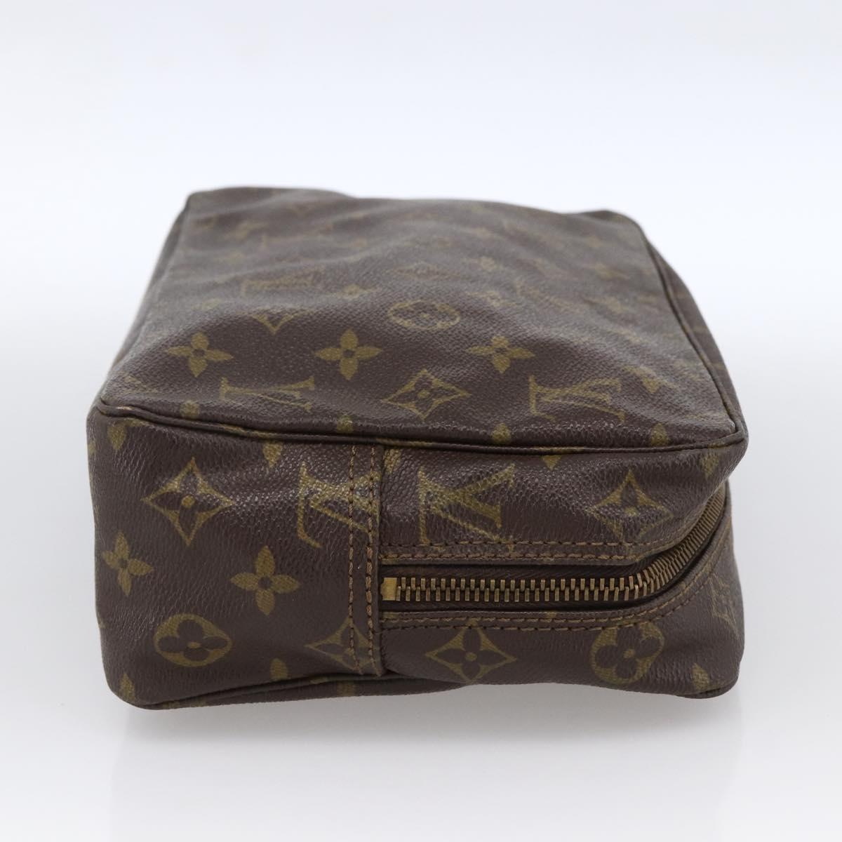 LOUIS VUITTON Monogram Trousse Toilette 28 Clutch Bag M47522 LV Auth ka2733