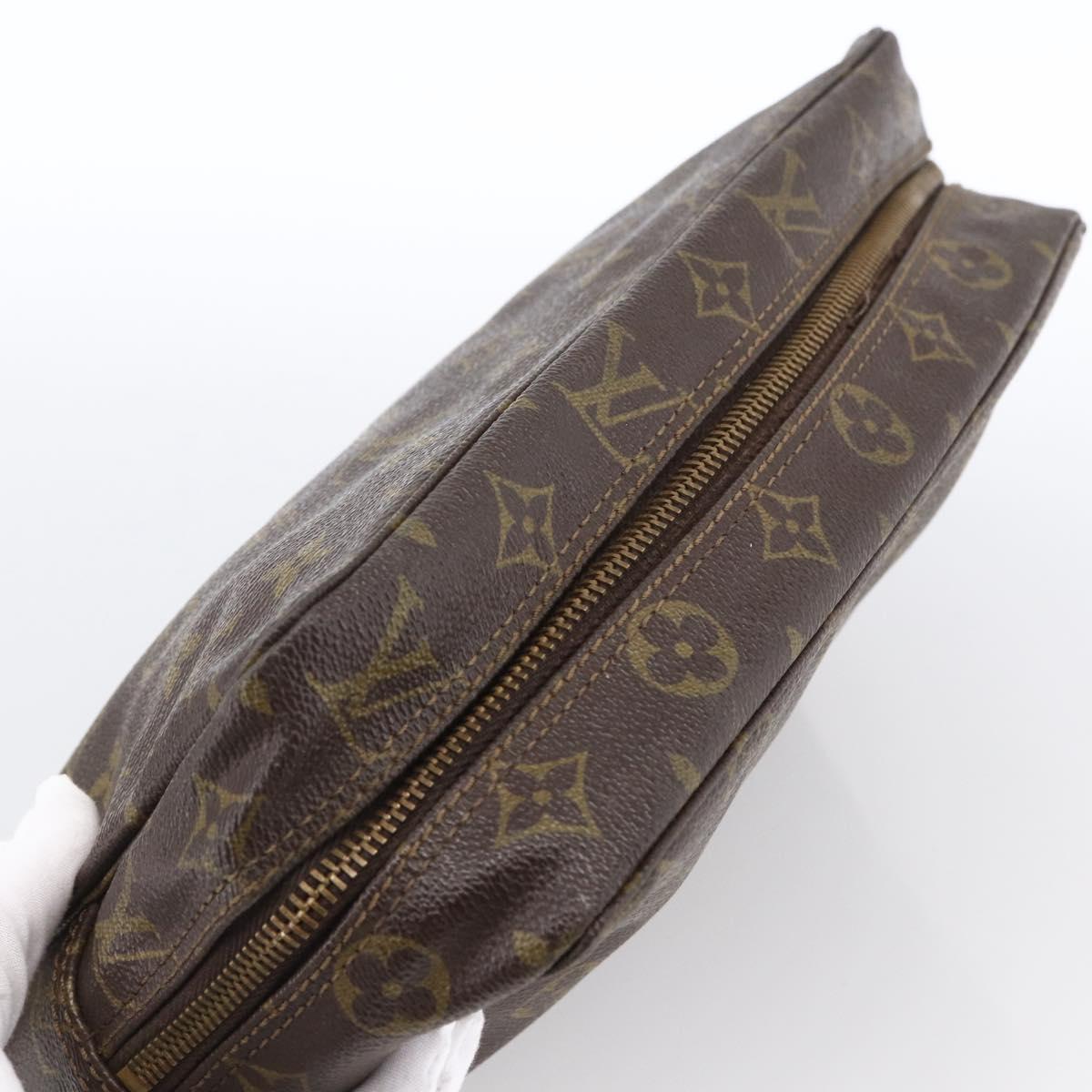 LOUIS VUITTON Monogram Trousse Toilette 28 Clutch Bag M47522 LV Auth ka2733