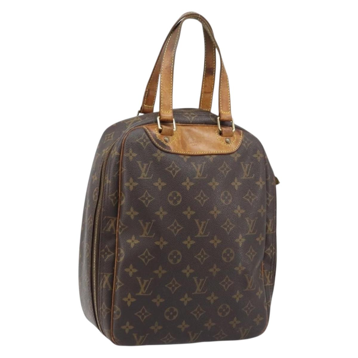 LOUIS VUITTON Monogram Excursion Hand Bag M41450 LV Auth ka2736