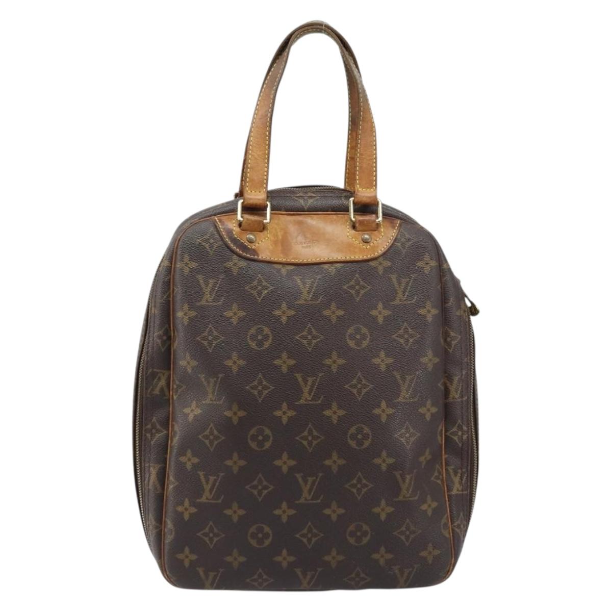 LOUIS VUITTON Monogram Excursion Hand Bag M41450 LV Auth ka2736