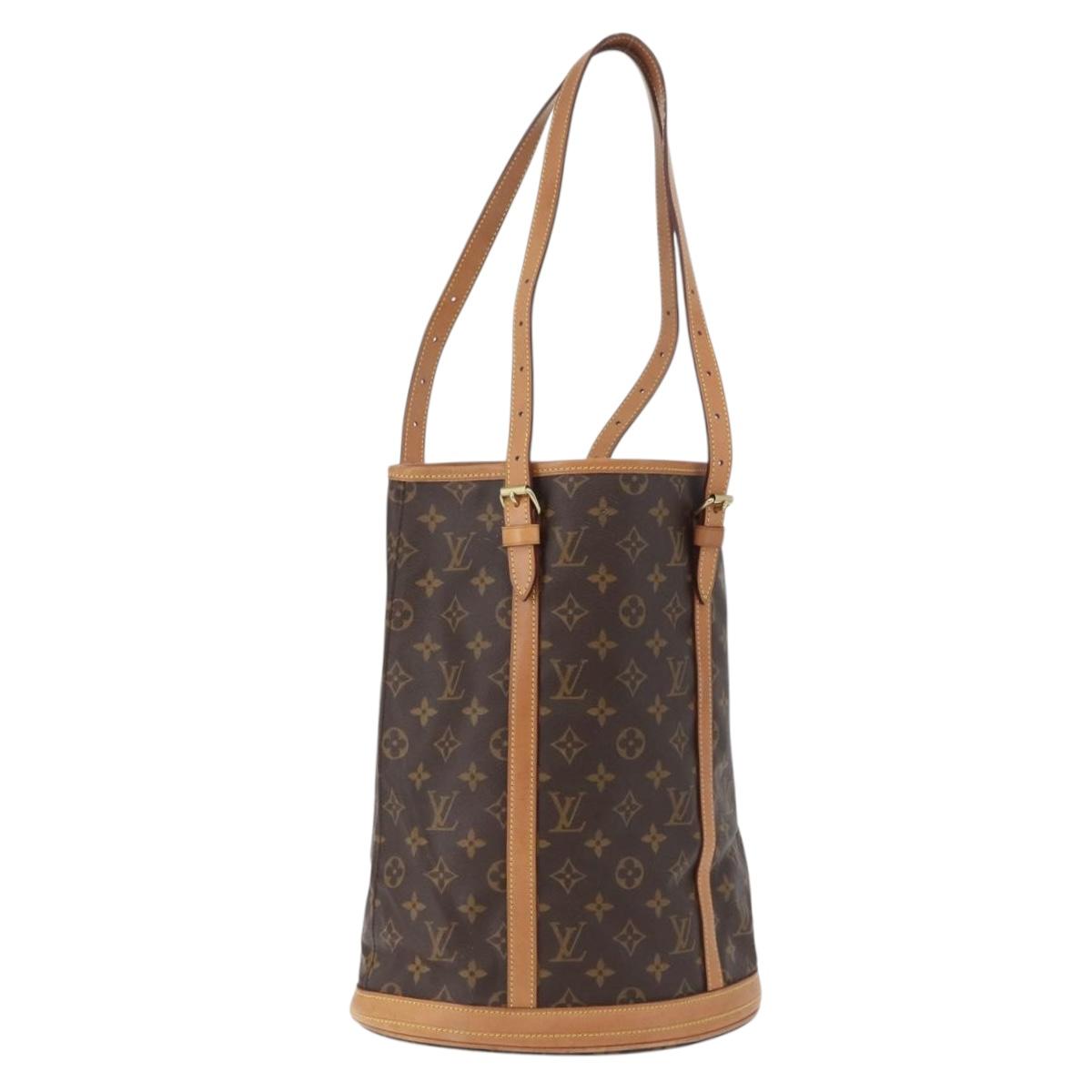 LOUIS VUITTON Monogram Bucket GM Shoulder Bag M42236 LV Auth ka2749