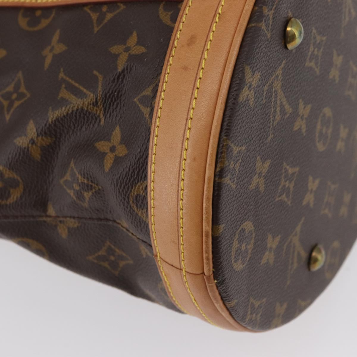 LOUIS VUITTON Monogram Bucket GM Shoulder Bag M42236 LV Auth ka2749