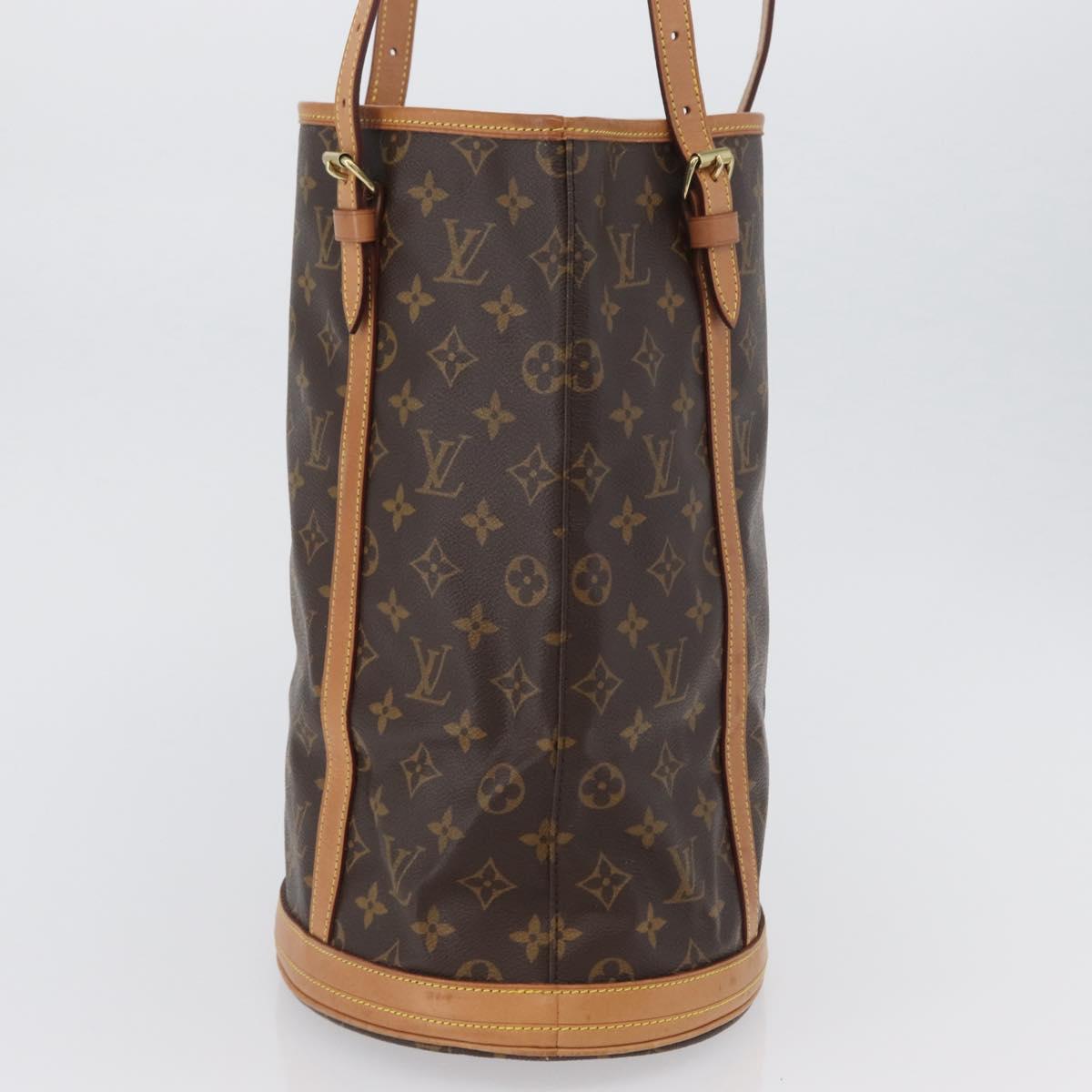 LOUIS VUITTON Monogram Bucket GM Shoulder Bag M42236 LV Auth ka2749