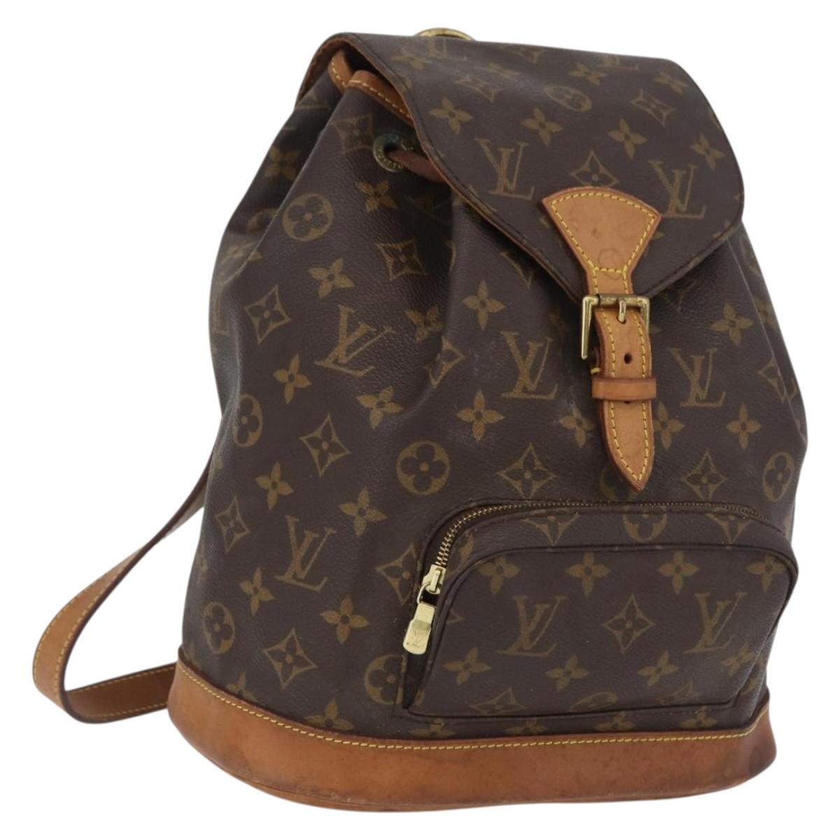 LOUIS VUITTON Monogram Montsouris PM Backpack M51137 LV Auth ka2751