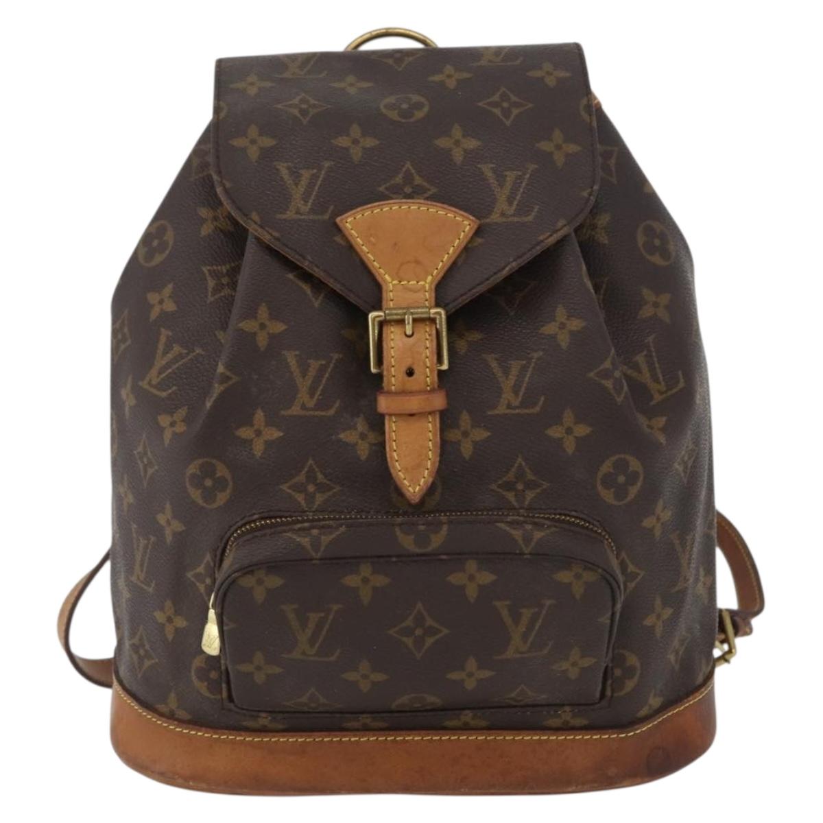 LOUIS VUITTON Monogram Montsouris PM Backpack M51137 LV Auth ka2751