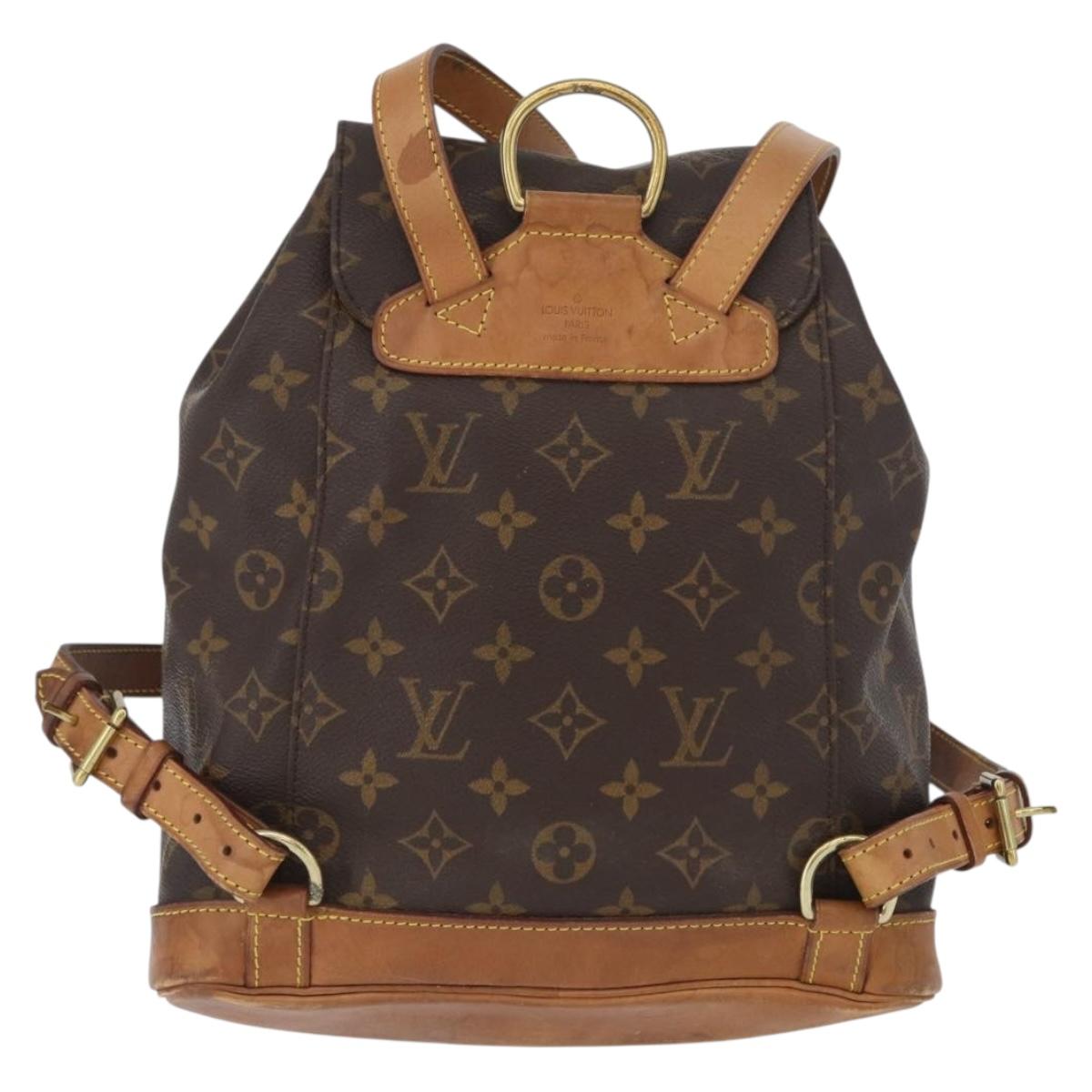 LOUIS VUITTON Monogram Montsouris PM Backpack M51137 LV Auth ka2751
