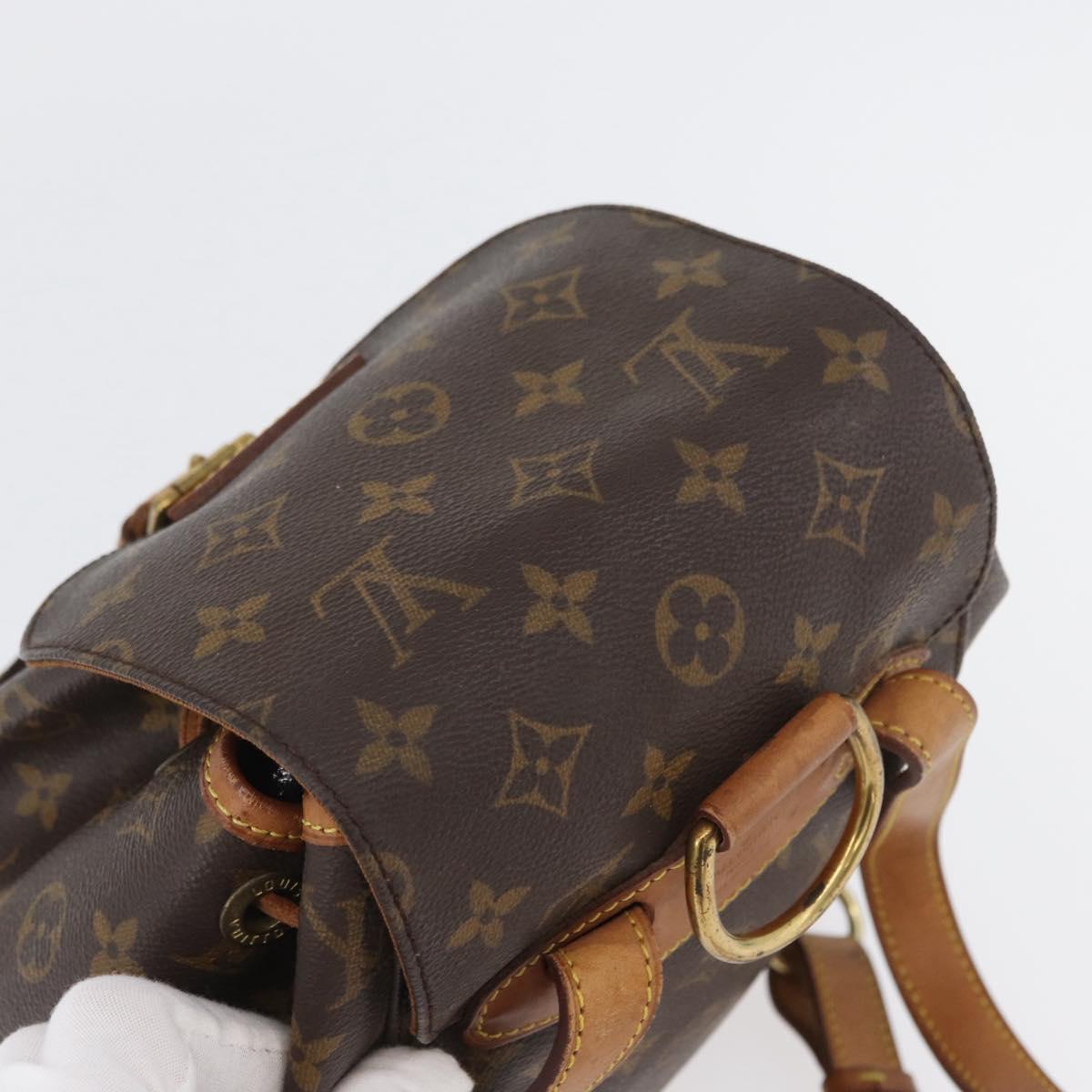 LOUIS VUITTON Monogram Montsouris PM Backpack M51137 LV Auth ka2751