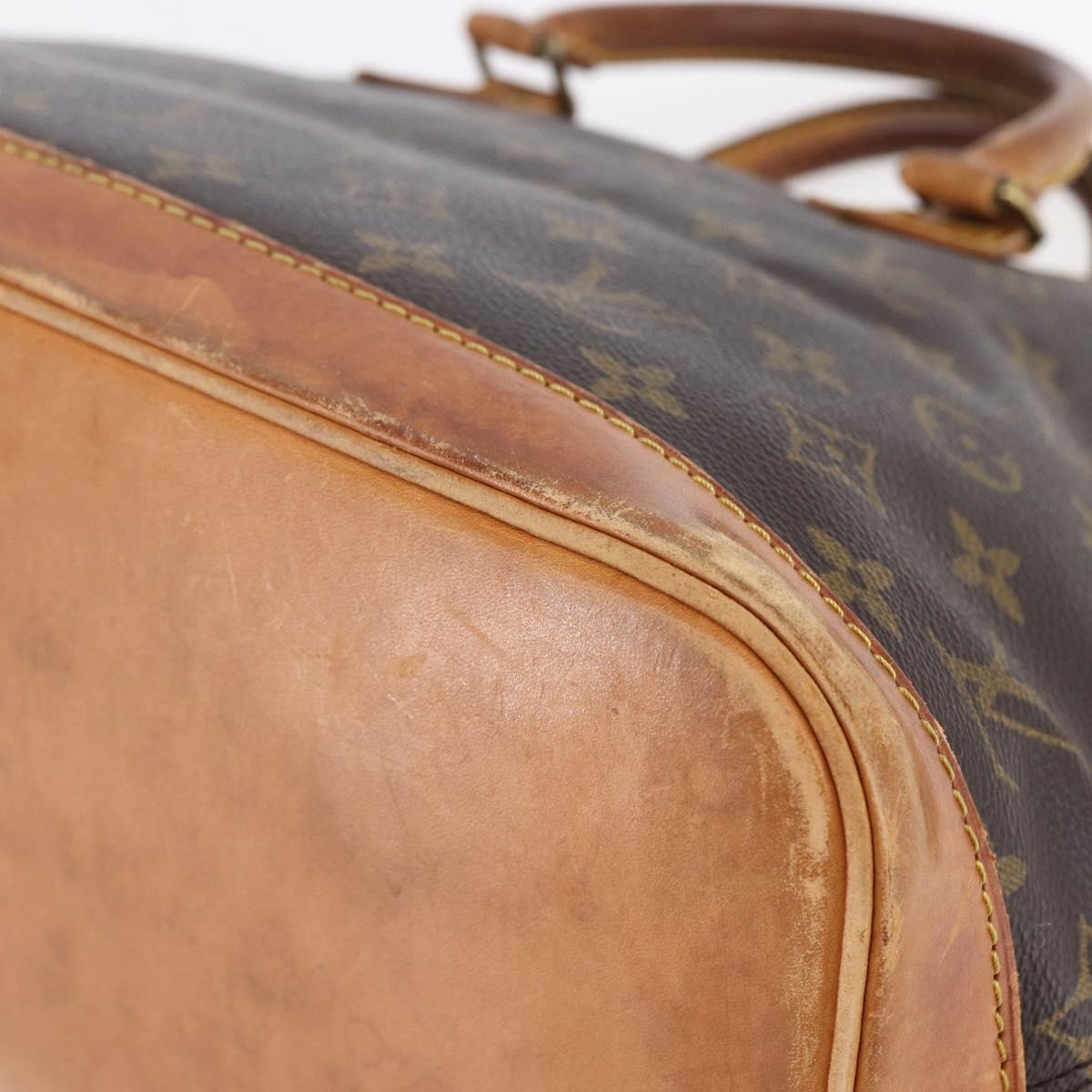 LOUIS VUITTON Monogram Alma Hand Bag M51130 LV Auth ka276