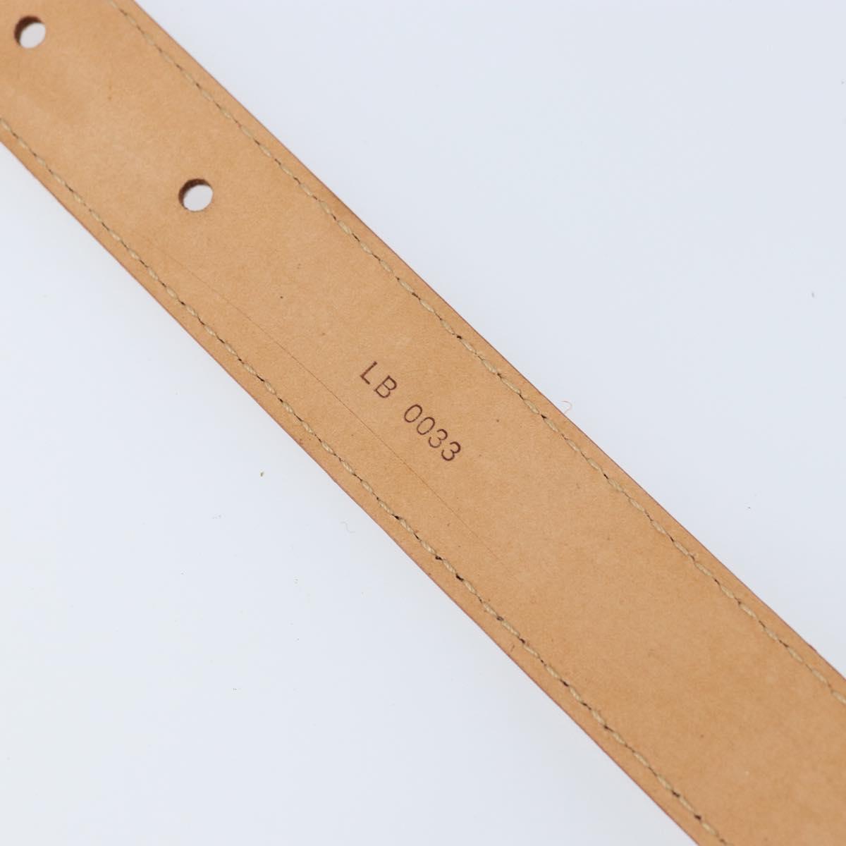 LOUIS VUITTON Monogram Cherry Blossom Ceinture Belt 33.1"" M9273W Auth ka2773V