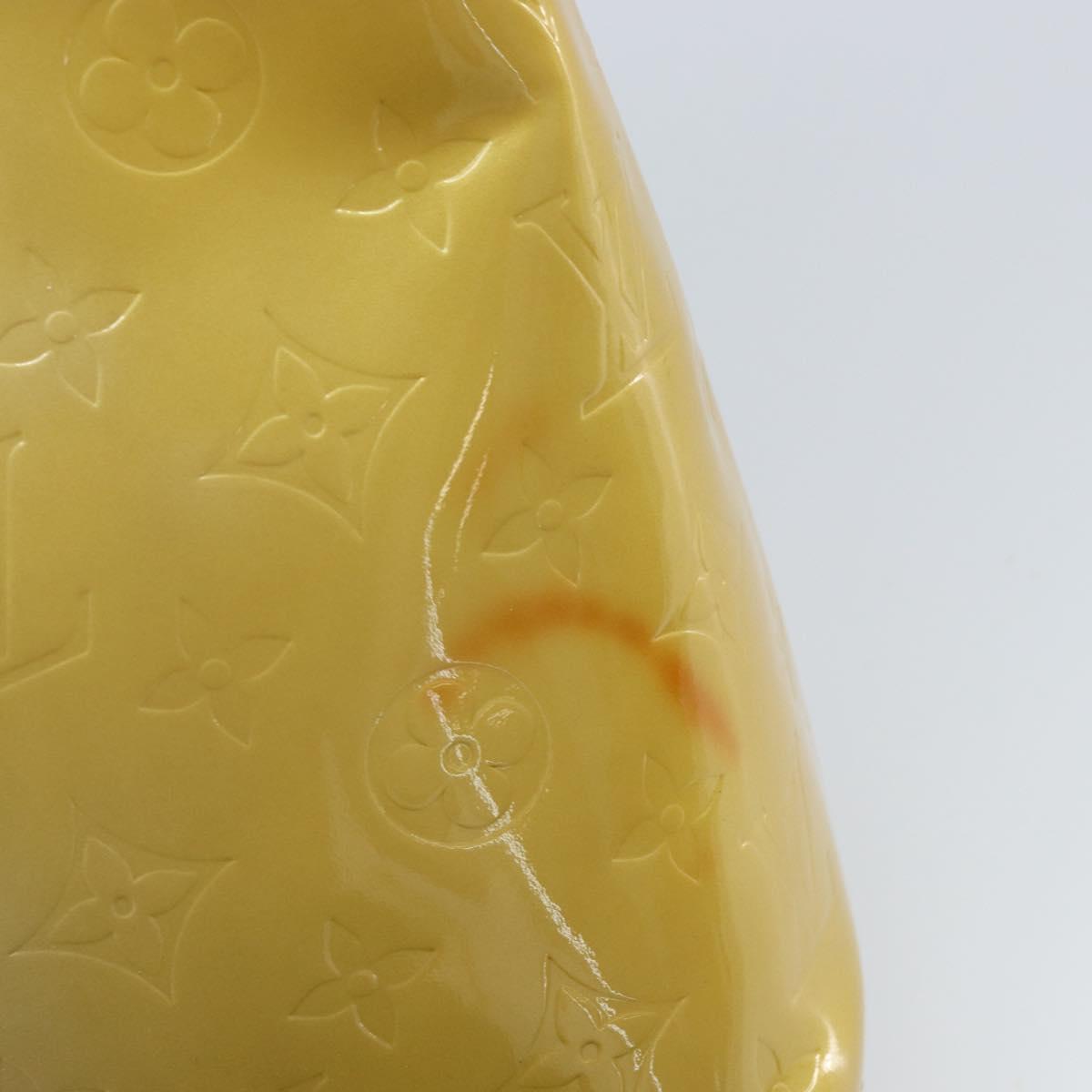 LOUIS VUITTON Monogram Vernis Houston Hand Bag Beige M91004 LV Auth ka2805