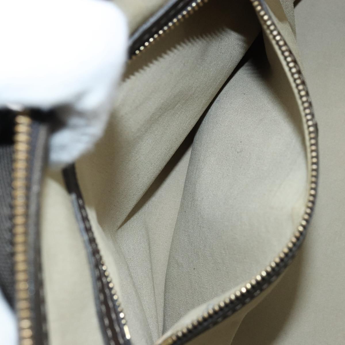 LOUIS VUITTON Monogram Mini Josephine PM Hand Bag Khaki M92215 LV Auth ka2807