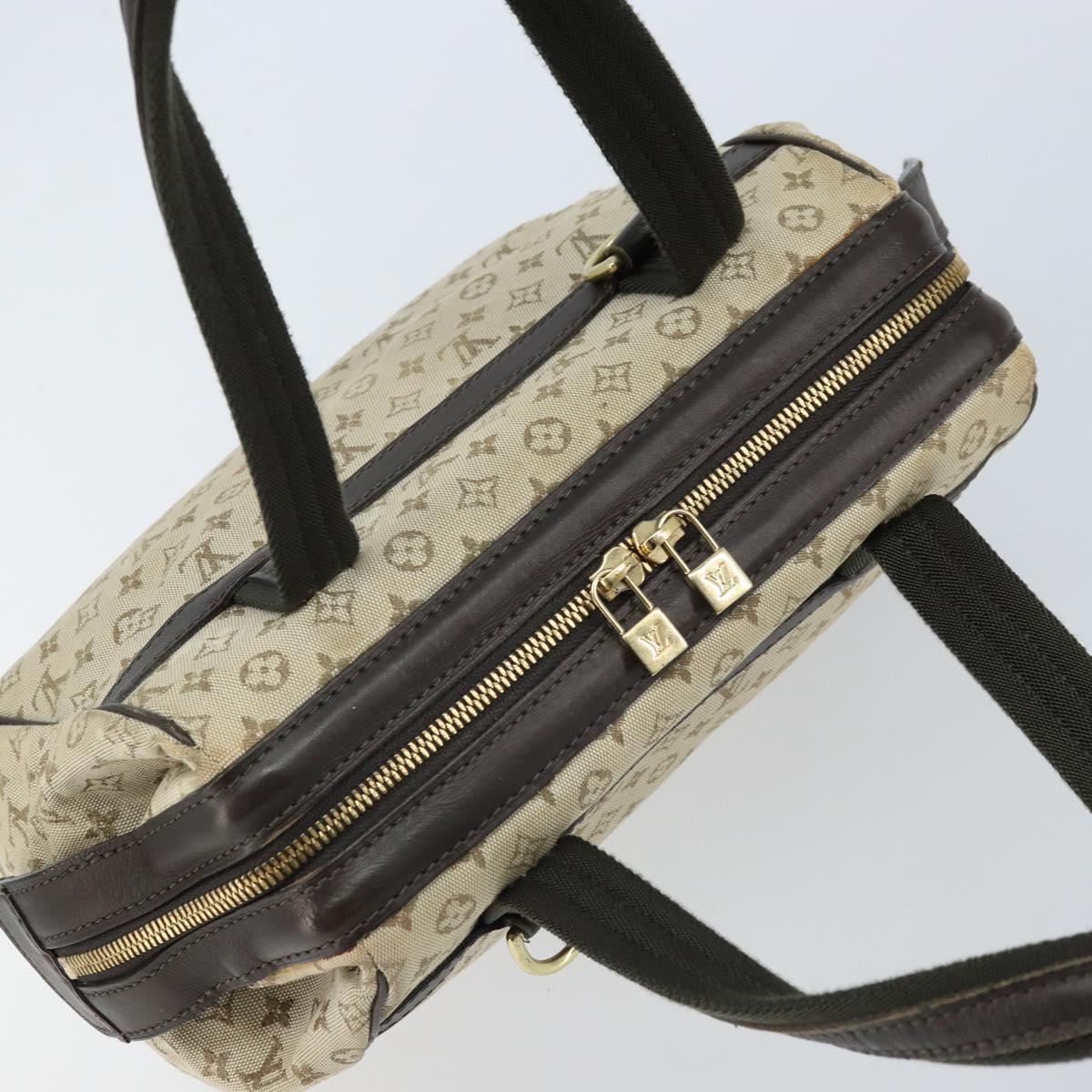 LOUIS VUITTON Monogram Mini Josephine PM Hand Bag Khaki M92215 LV Auth ka2807