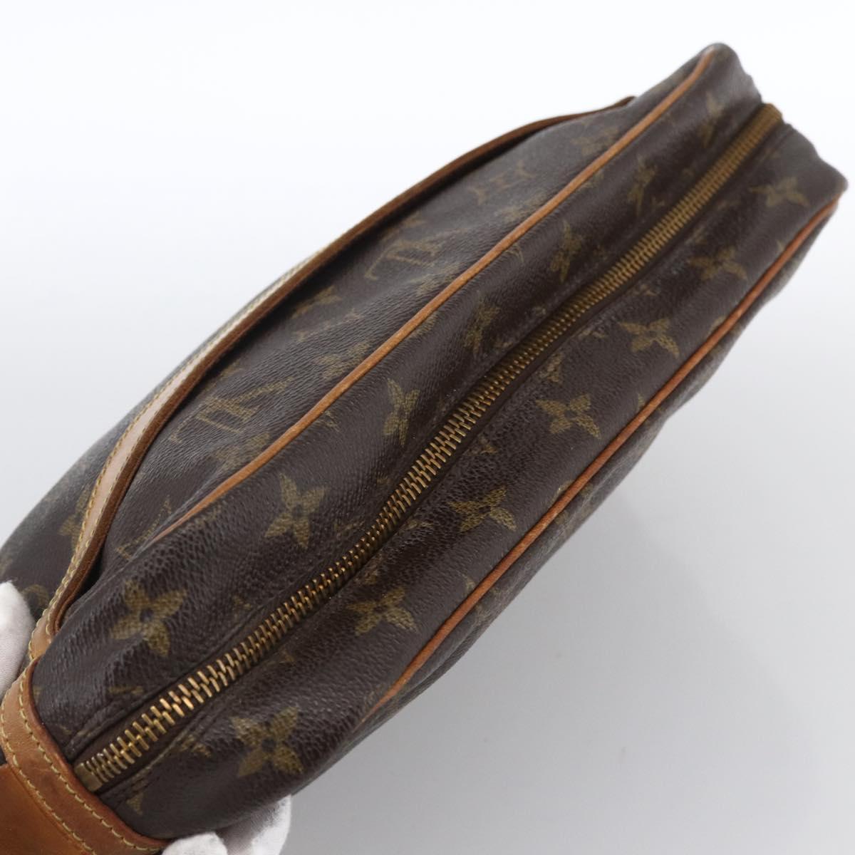 LOUIS VUITTON Monogram Compiegne 28 Clutch Bag M51845 LV Auth ka2808