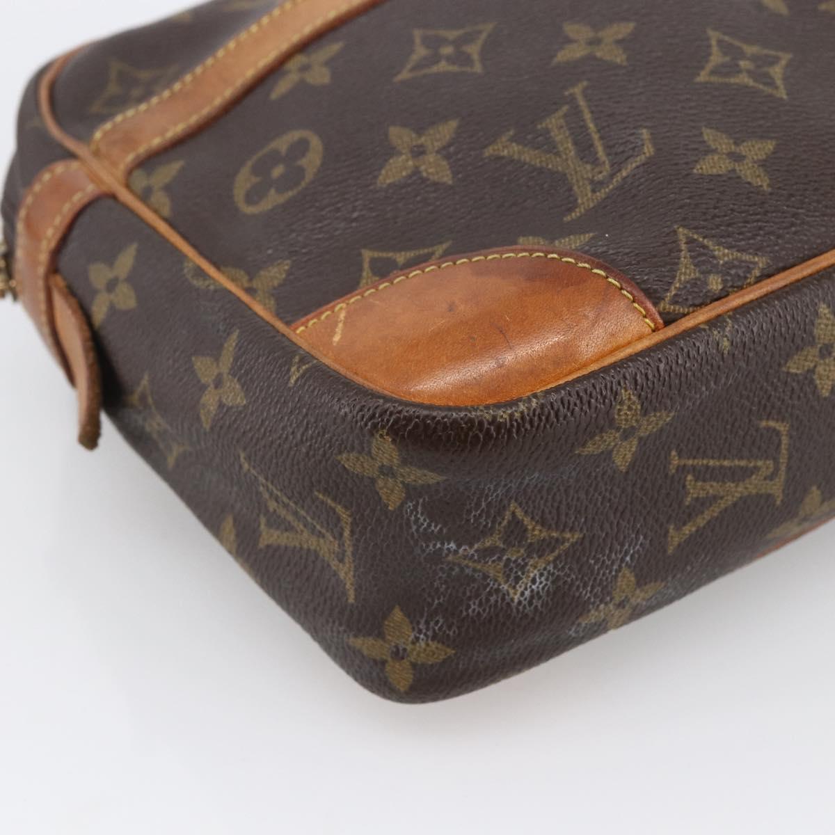 LOUIS VUITTON Monogram Compiegne 28 Clutch Bag M51845 LV Auth ka2808