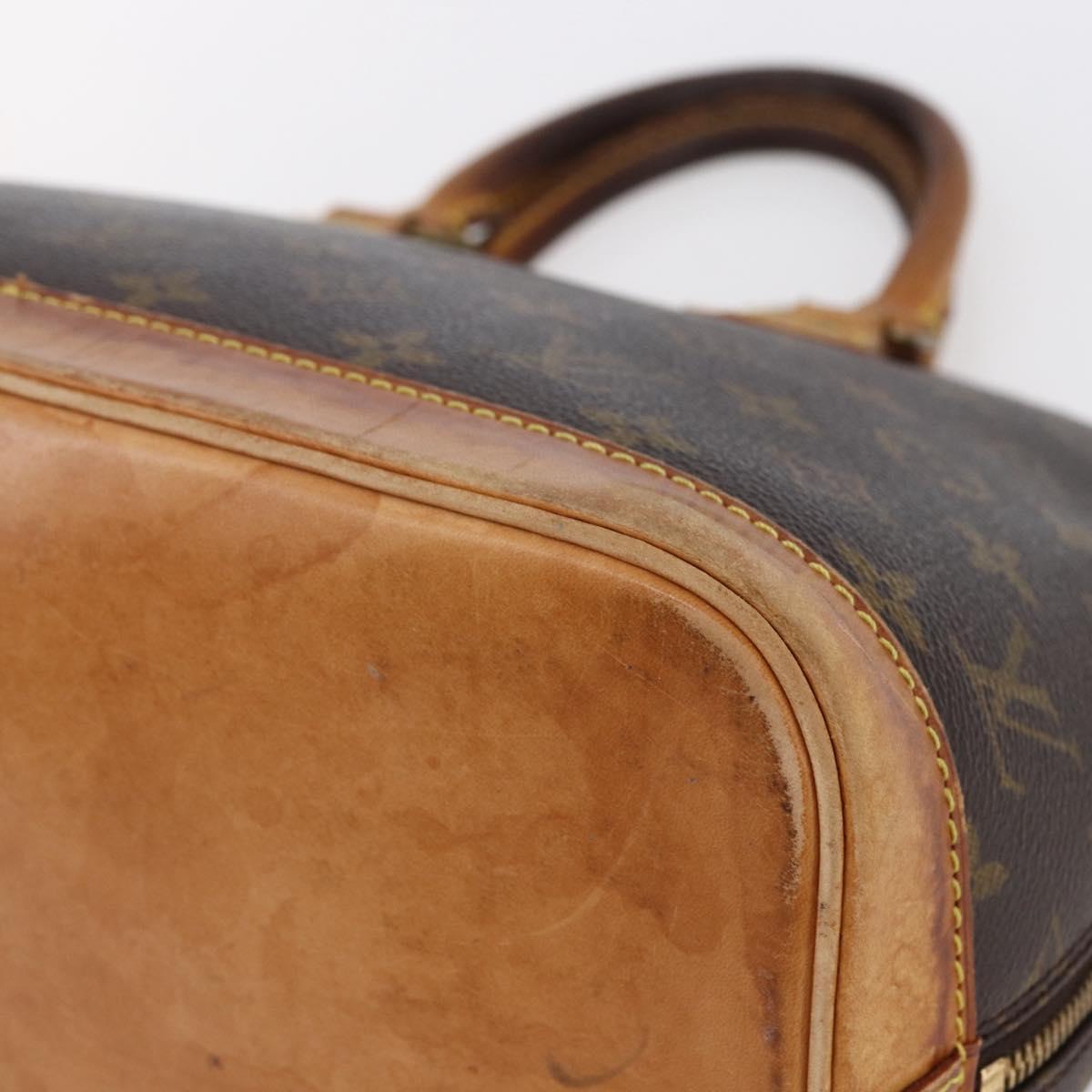 LOUIS VUITTON Monogram Alma Hand Bag M51130 LV Auth ka281