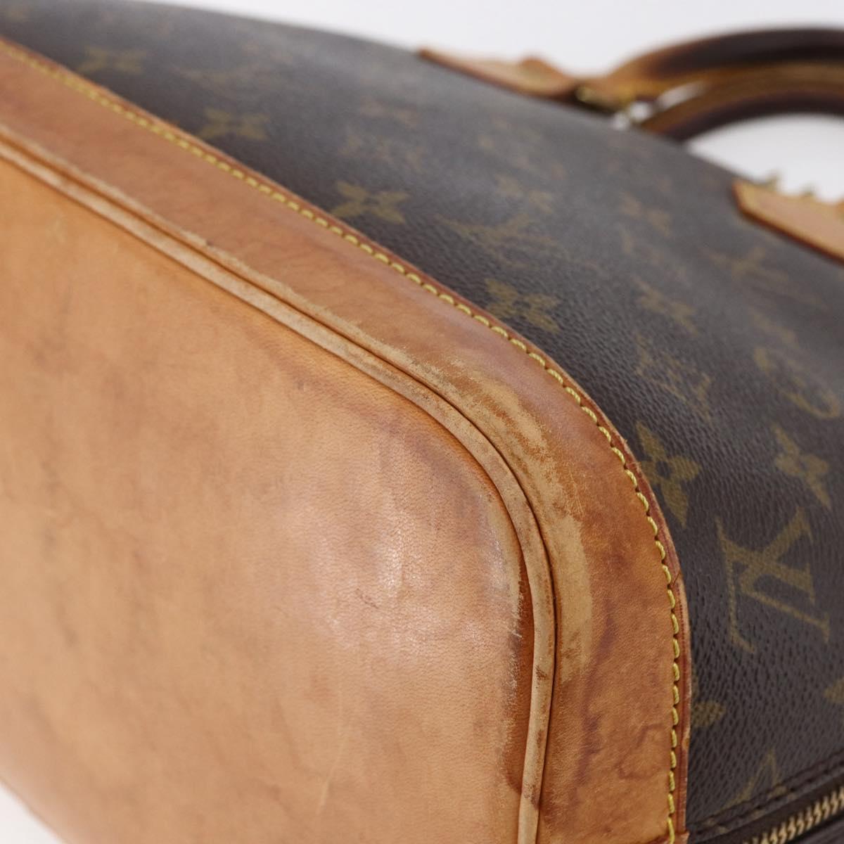 LOUIS VUITTON Monogram Alma Hand Bag M51130 LV Auth ka281