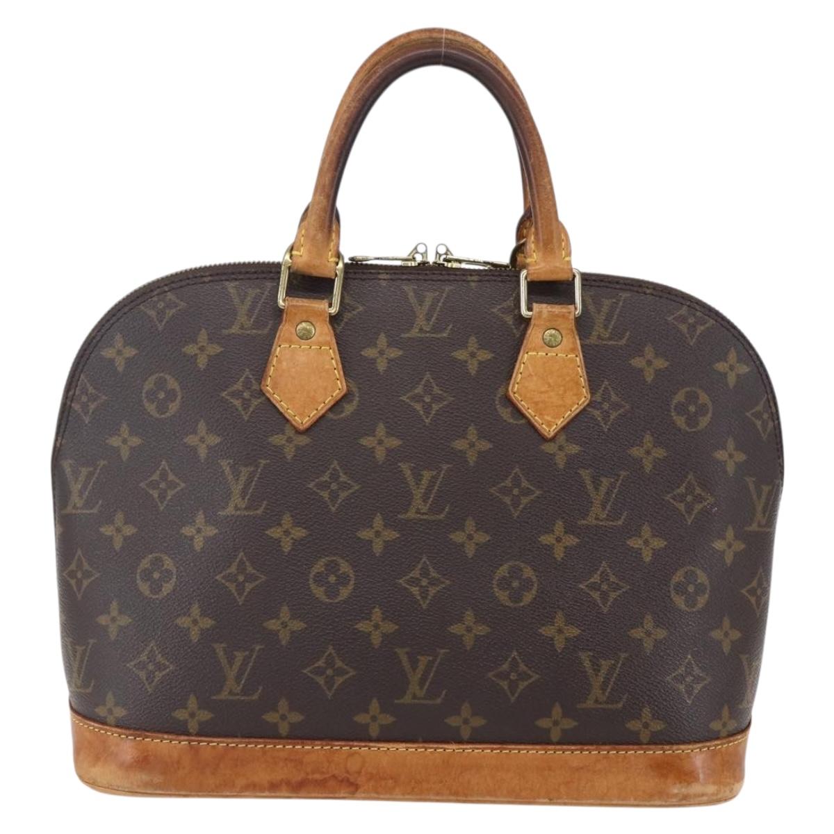 LOUIS VUITTON Monogram Alma Hand Bag M51130 LV Auth ka281
