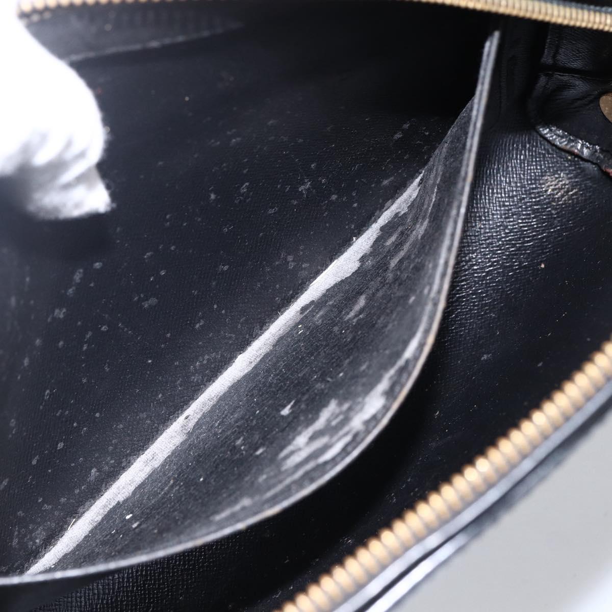 LOUIS VUITTON Epi Orsay Clutch Bag Black M51992 LV Auth ka2810