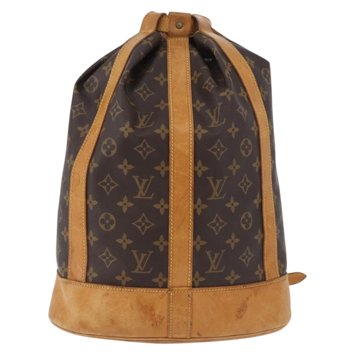 LOUIS VUITTON Monogram Randonnee PM Shoulder Bag M42243 LV Auth ka2816