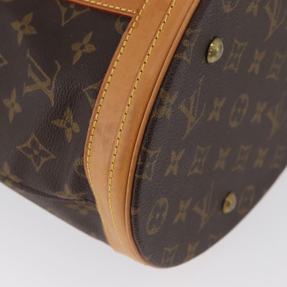 LOUIS VUITTON Monogram Bucket GM Shoulder Bag M42236 LV Auth ka2817