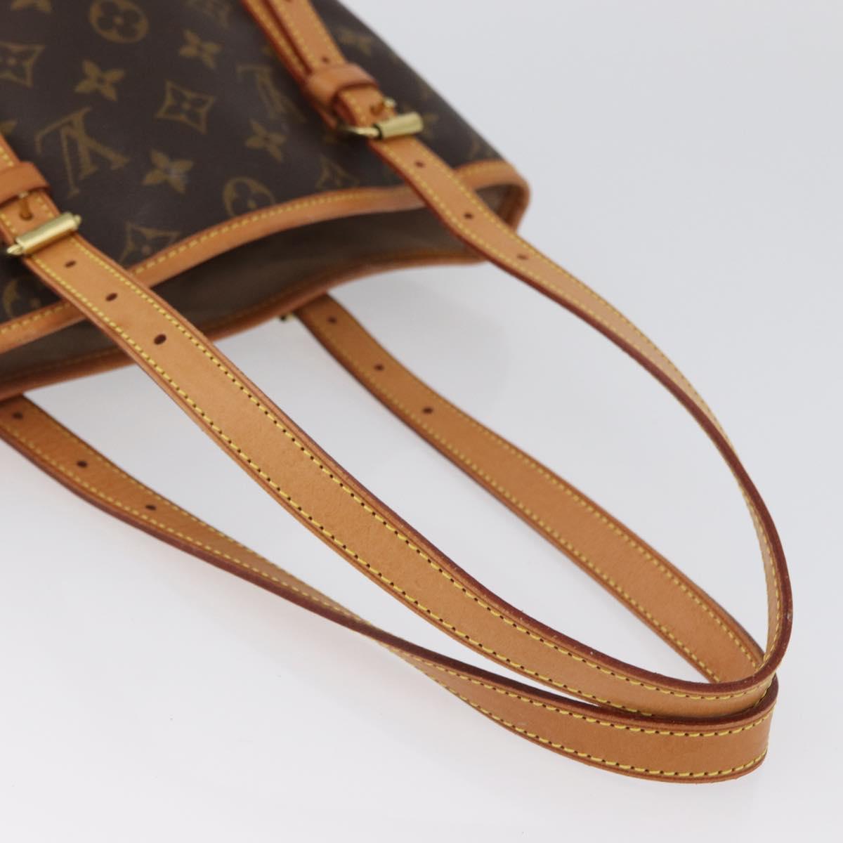 LOUIS VUITTON Monogram Bucket GM Shoulder Bag M42236 LV Auth ka2817
