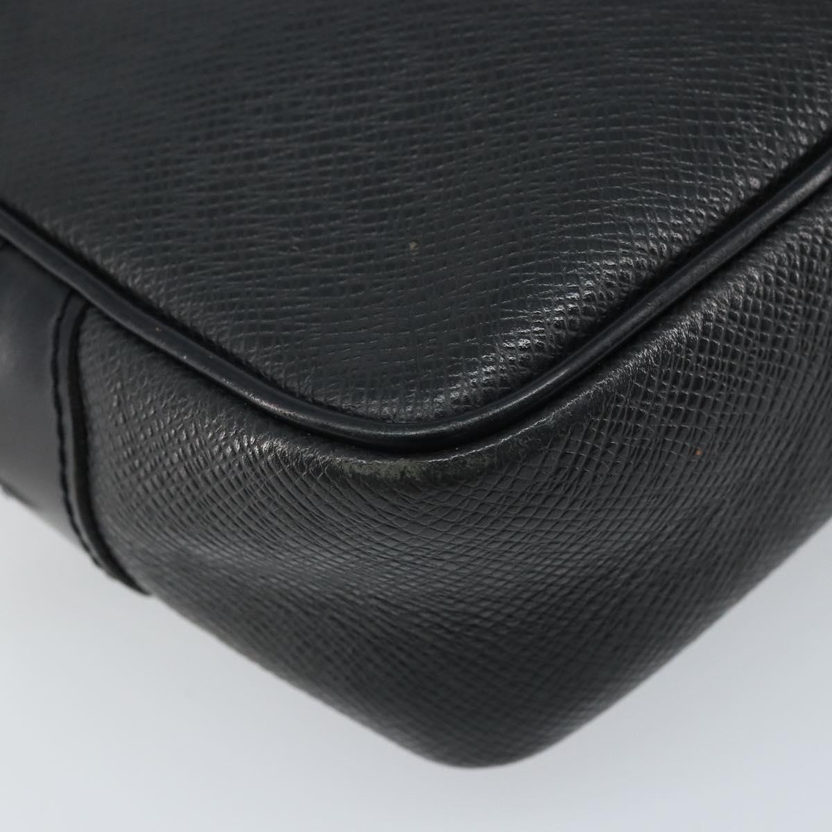 LOUIS VUITTON Taiga Karga Clutch Bag Ardoise M30812 LV Auth ka2832