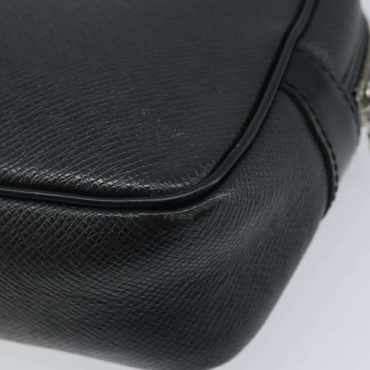 LOUIS VUITTON Taiga Karga Clutch Bag Ardoise M30812 LV Auth ka2832